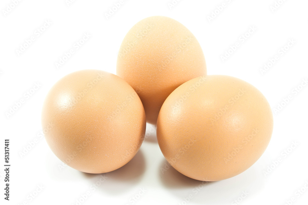 Three eggs