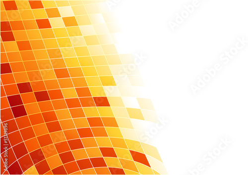 Abstract tile background - cells in 3d