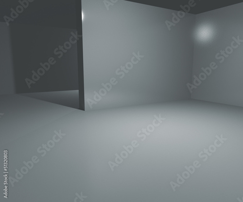 Wallpaper Mural Empty Interior Rendered Background Torontodigital.ca