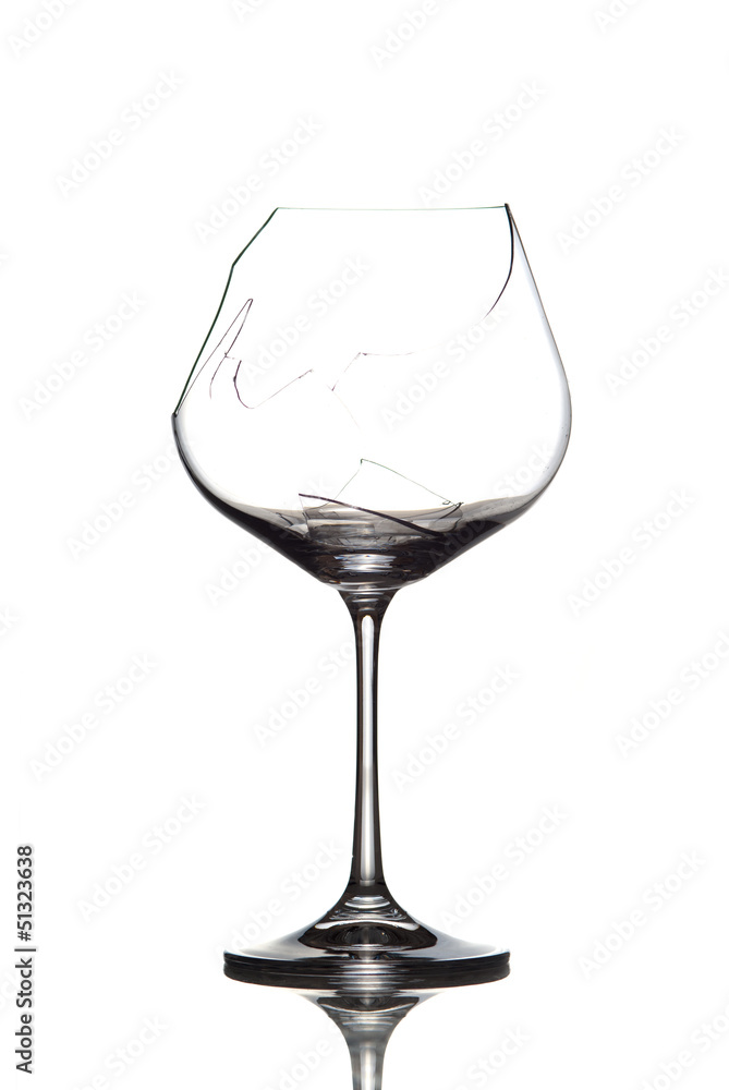 crushed wineglass crushed wineglass