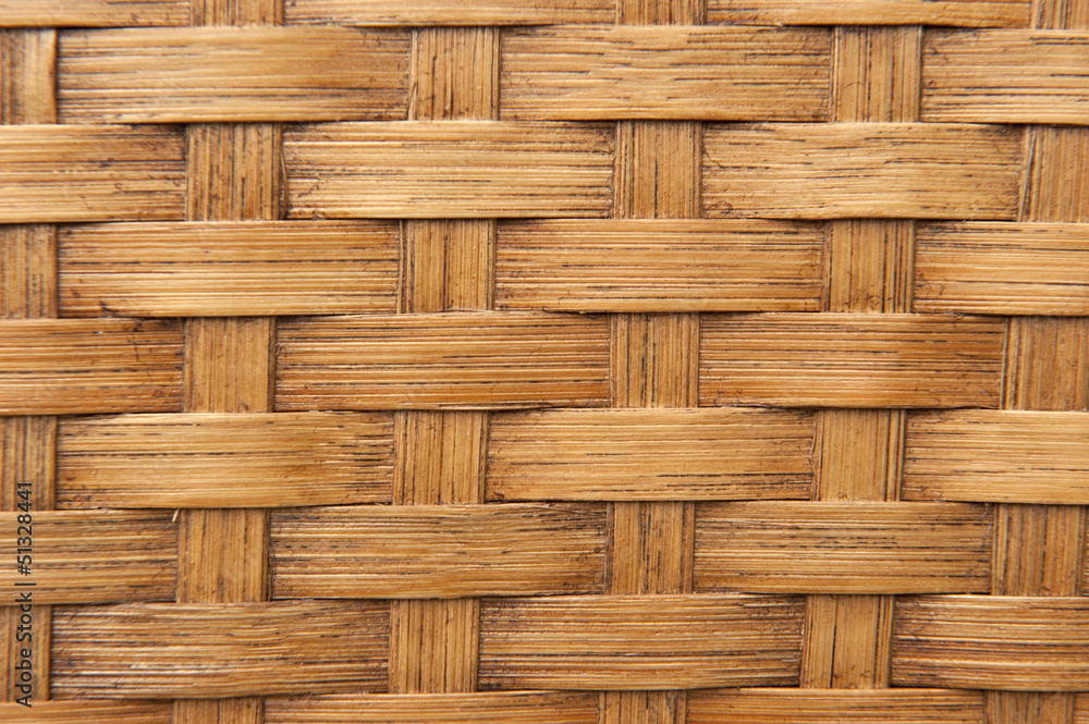 Background texture of light brown woven bamboo Background texture of light brown woven bamboo