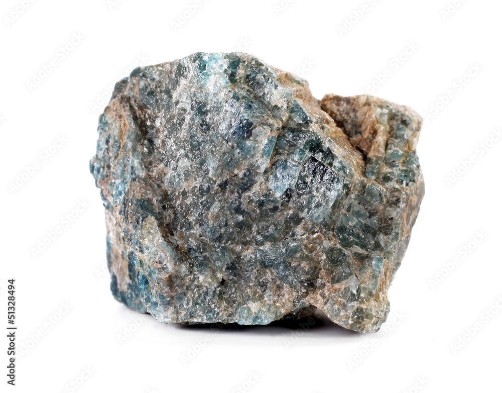 Fluorite mineral rock
