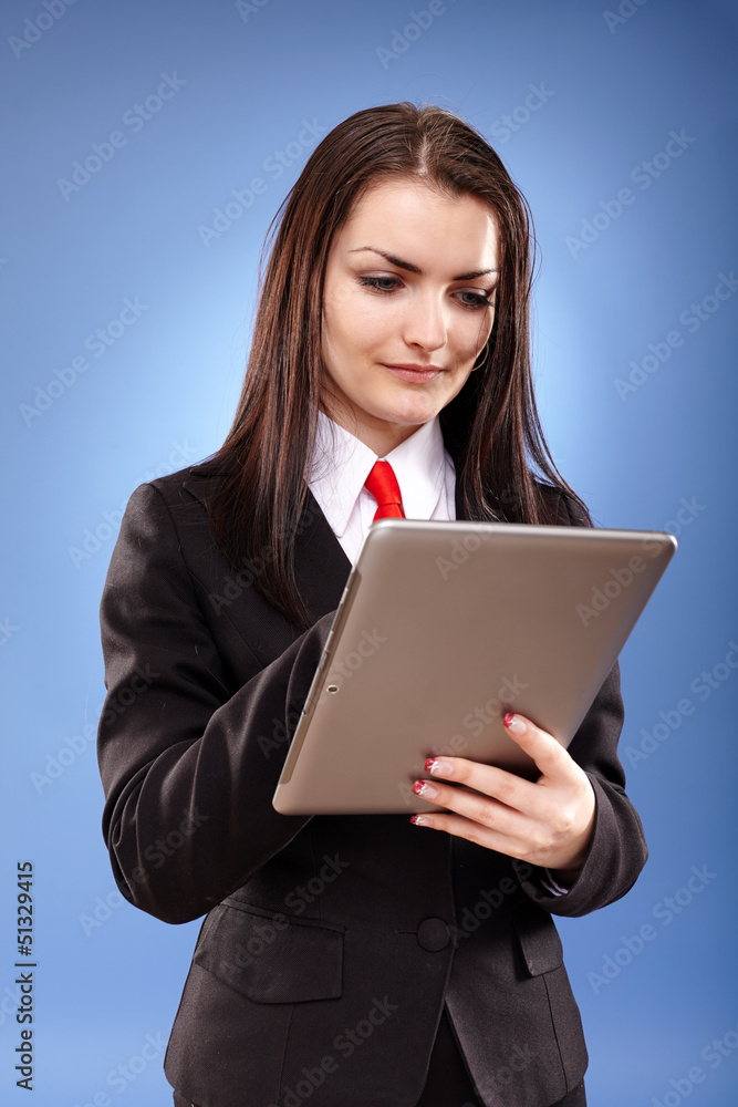Businesswoman using a tablet Businesswoman using a tablet