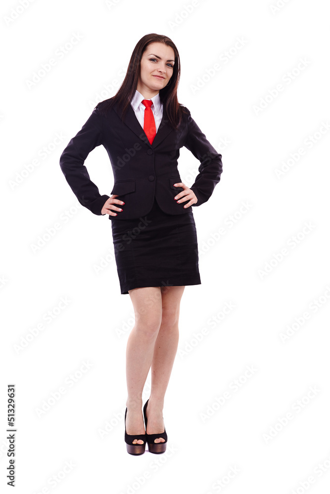 Businesswoman with hands on hips Businesswoman with hands on hips