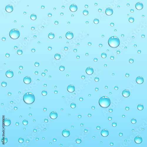 Drops on glass