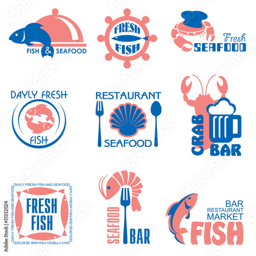seafood label photo