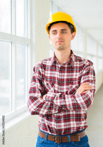 Happy Young Engineer Portrait