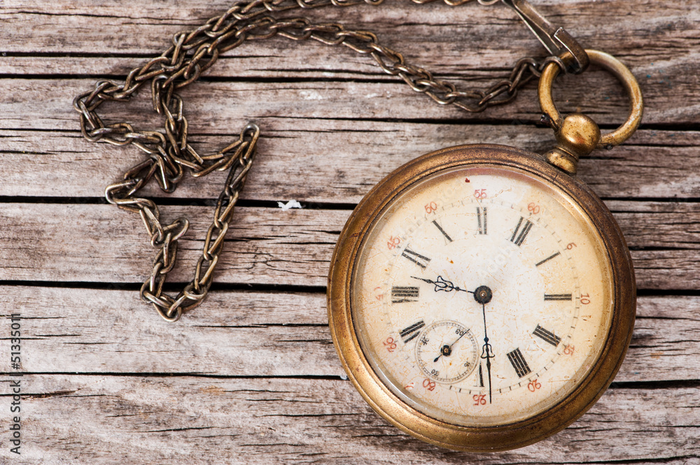 Old pocket watch - Alte Taschenuhr Old pocket watch - Alte Taschenuhr