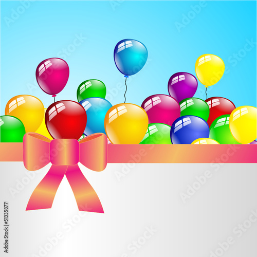 Geburtstag Hintergrund orangene Schleife