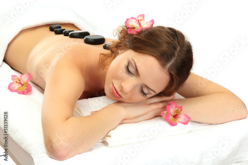 beautiful young woman in sp...