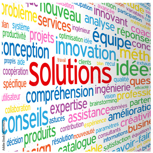 Nuage de Tags "SOLUTIONS" (idées réponses créativité innovation)