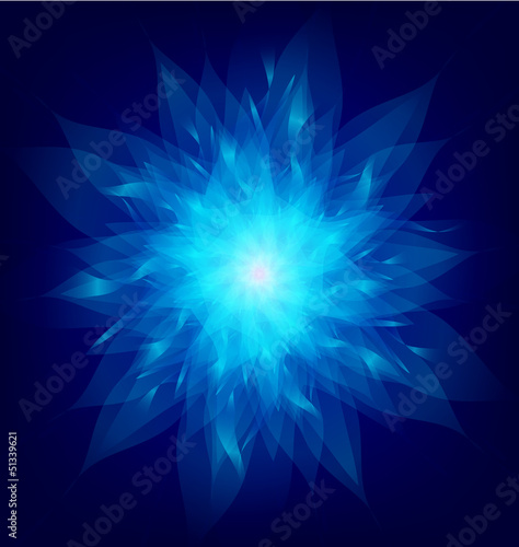 Abstract flower crystal background