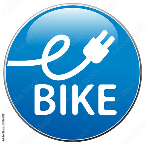 Blauer Button eBike