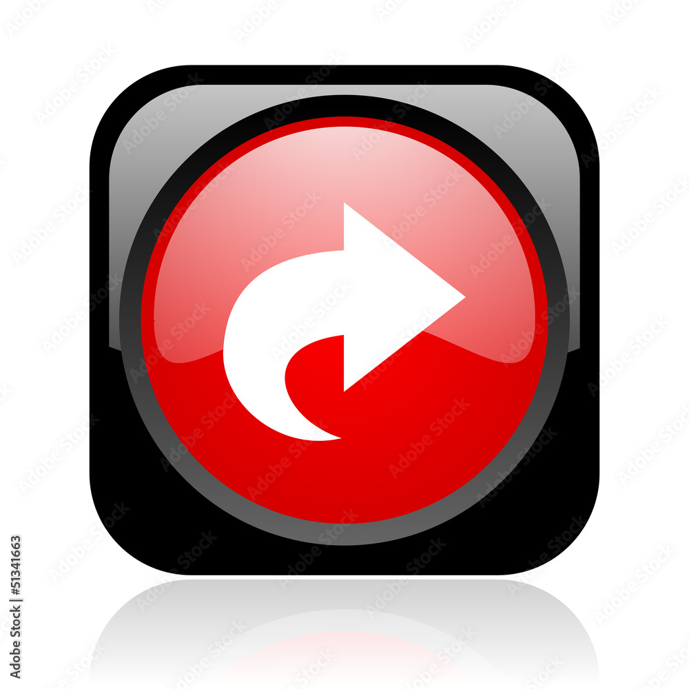 next black and red square web glossy icon next black and red square web glossy icon