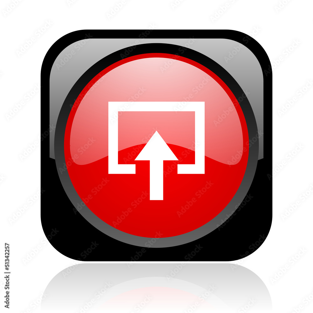 enter black and red square web glossy icon enter black and red square web glossy icon