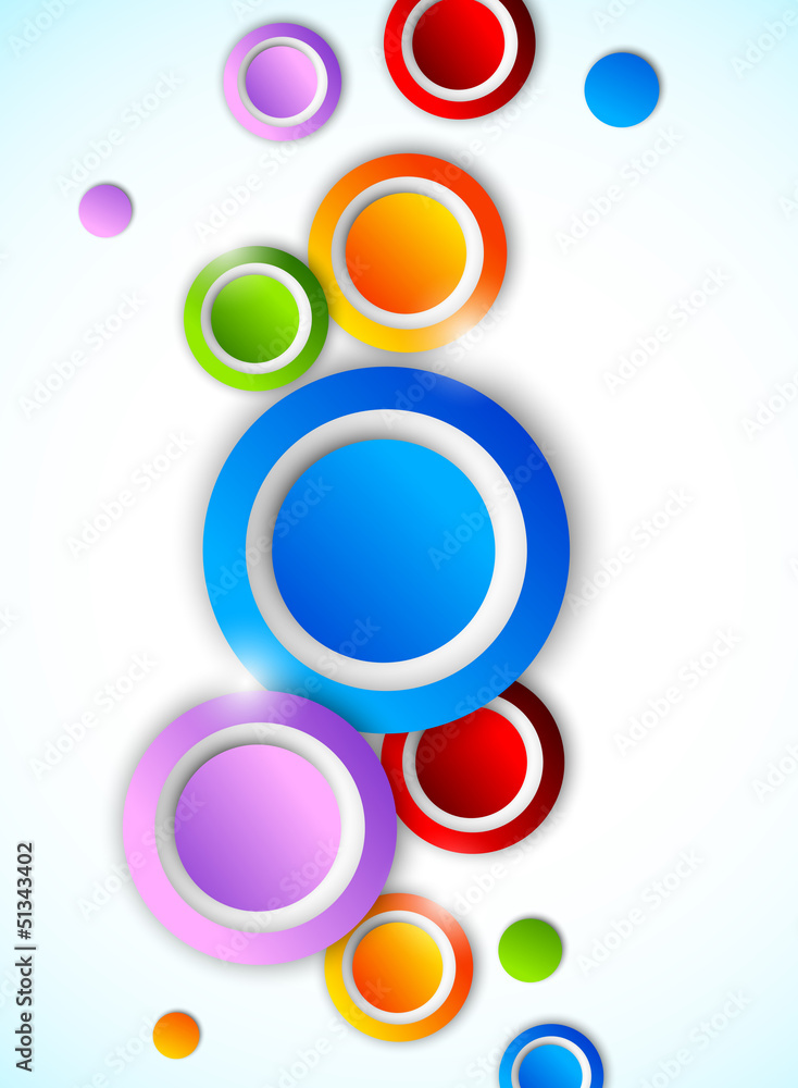 Abstract background with circles Abstract background with circles