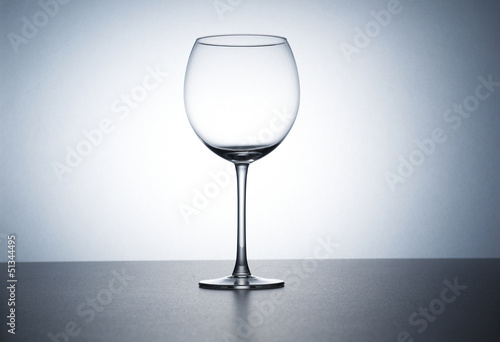 Weinglas leer