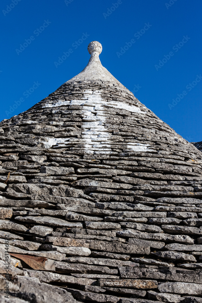 Roof of a trullo