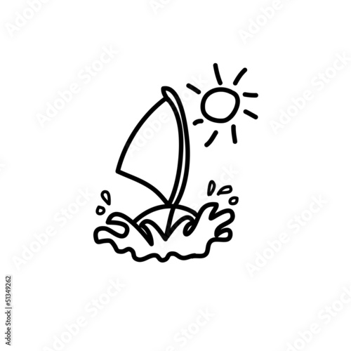 cartoon hand drawing imagination