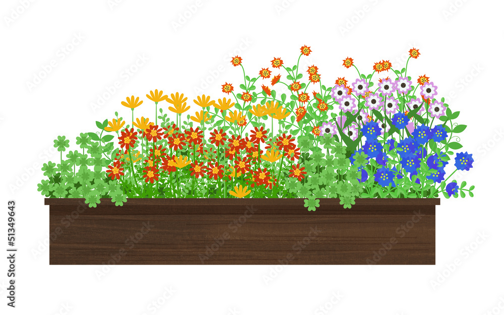 花 寄せ植え Stock イラスト Adobe Stock