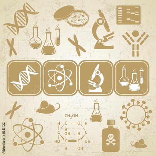 Molecular biology science card