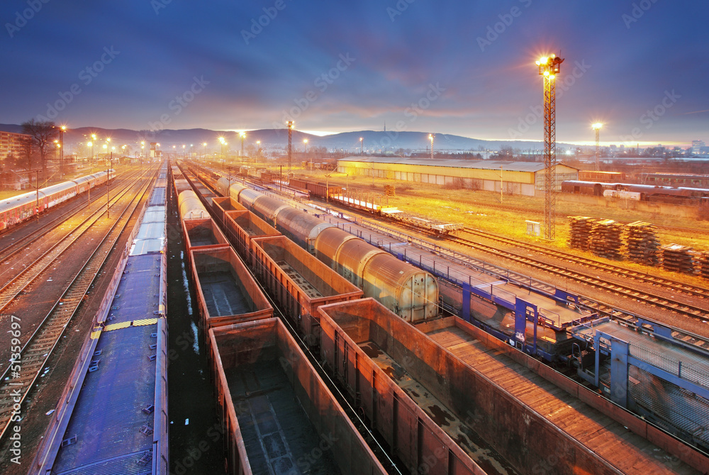 Train Freight transportation - Cargo transit