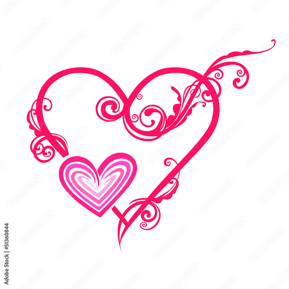 Abstract hearts Vector illustration. Element for design Abstract hearts Vector illustration. Element for design