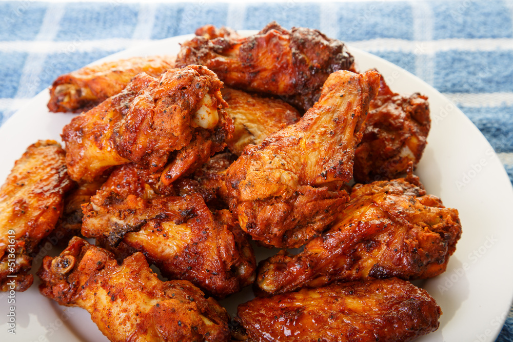 Chicken Wings with Mesquite Barbecue Sauce