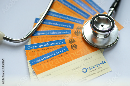 Organspendeausweise