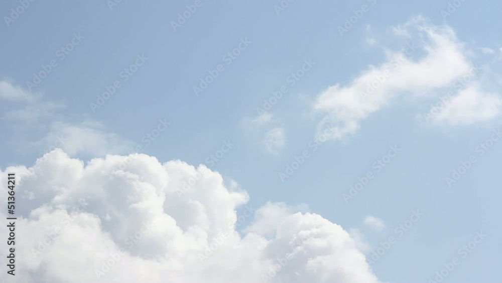 Landscape, blue sky with clouds timelapse Landscape, blue sky with clouds timelapse