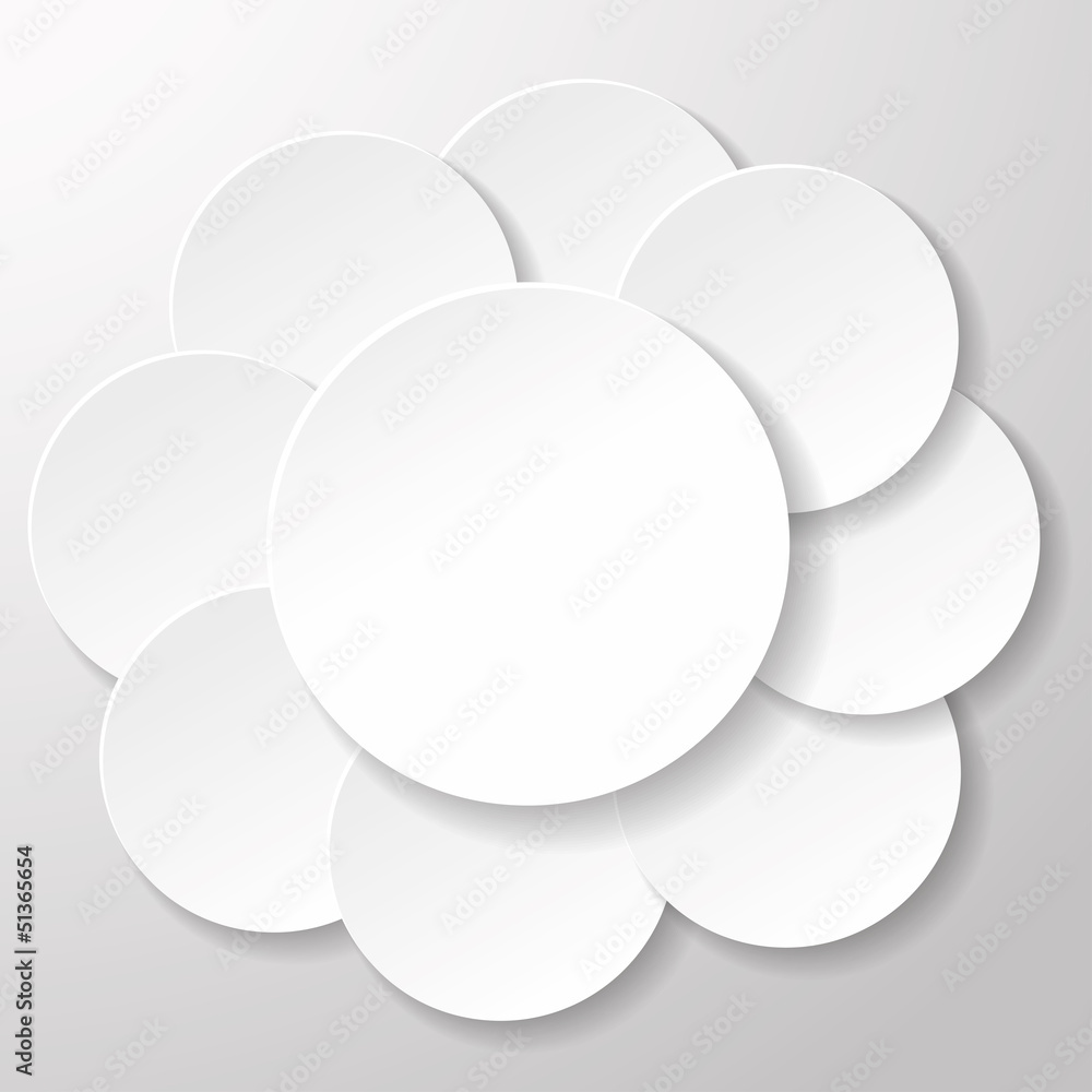 White Paper Circle Labels White Paper Circle Labels