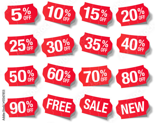 Discount price tags