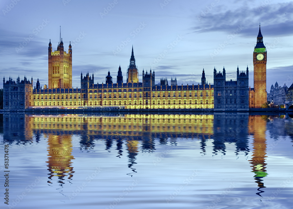 House of Parlaments  London beleuchtet