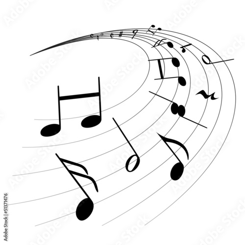 Musik Noten Notenschlüssel