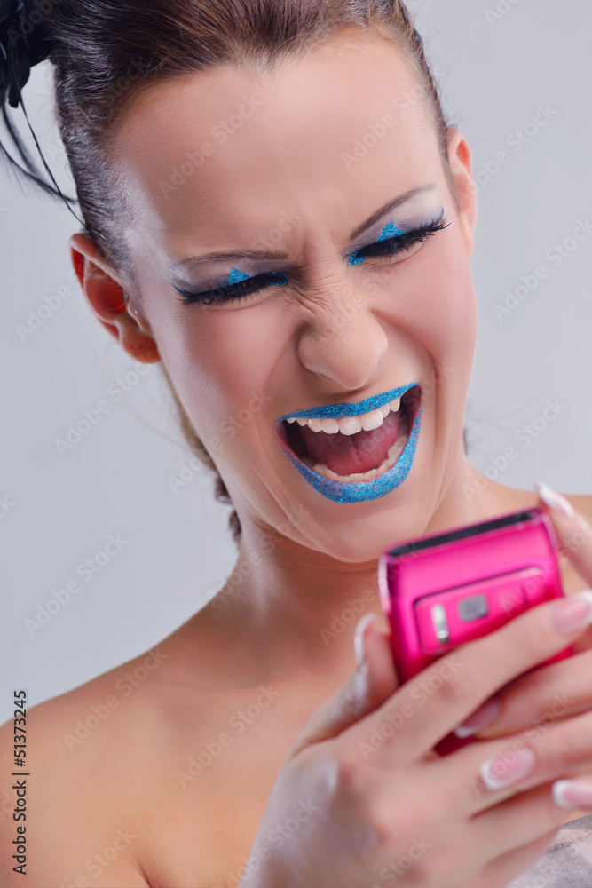 Beautiful Woman with Luxury Makeup Beautiful Woman with Luxury Makeup