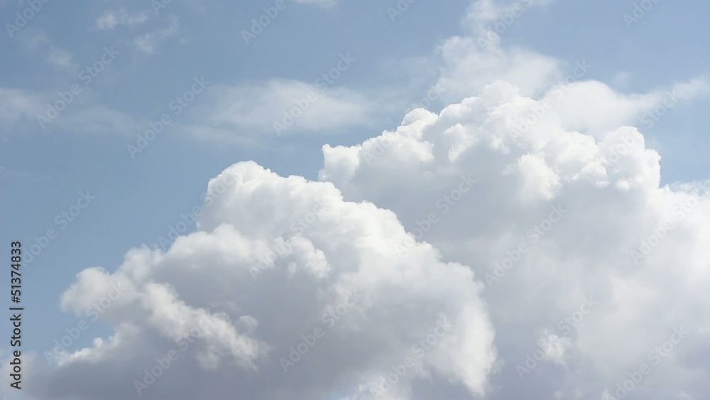 Landscape, blue sky with clouds timelapse Landscape, blue sky with clouds timelapse