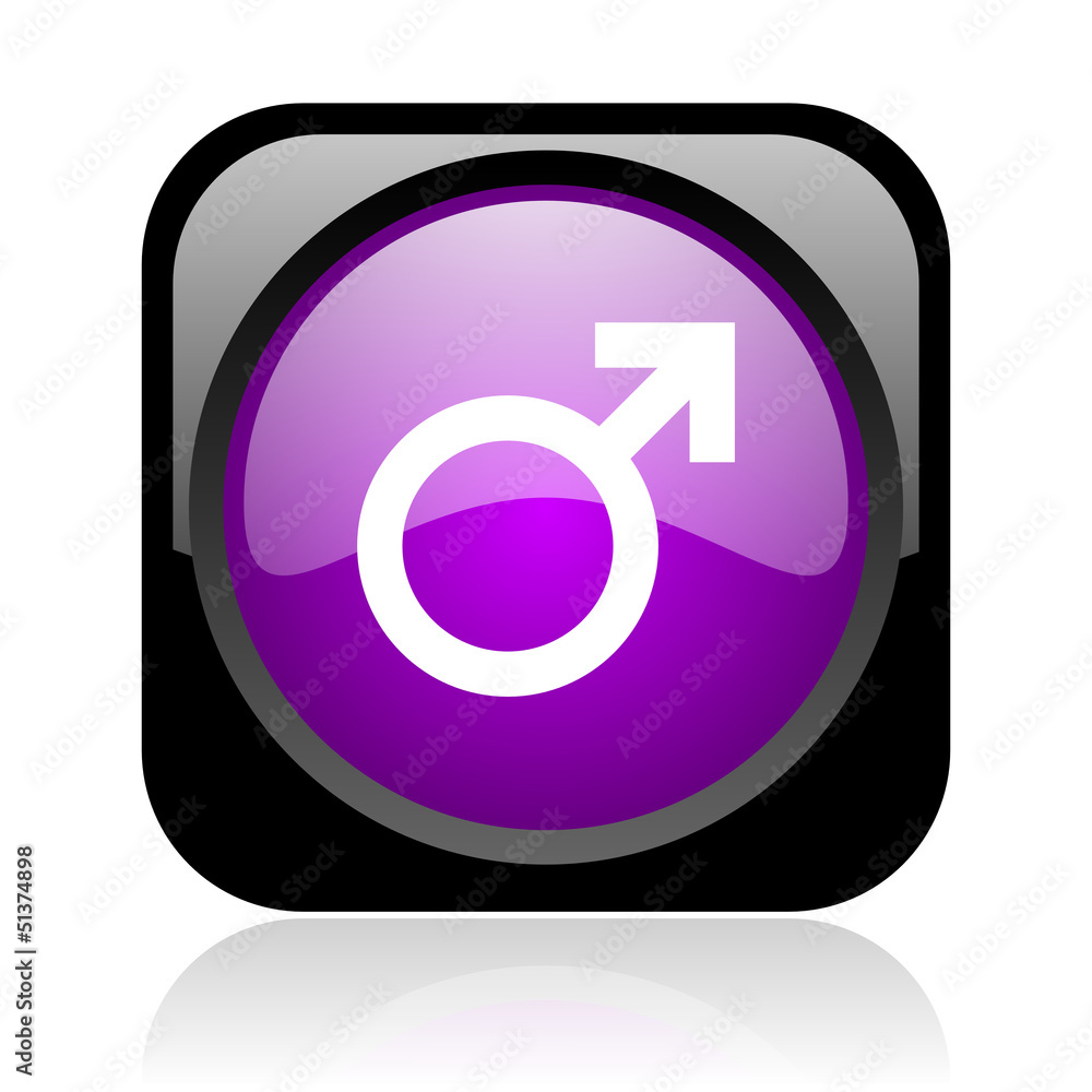 sex black and violet square web glossy icon sex black and violet square web glossy icon