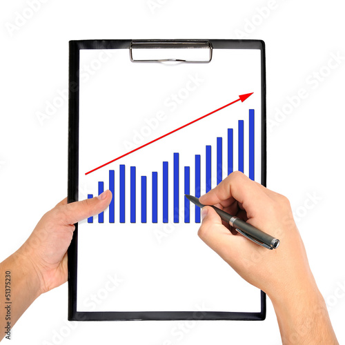 chart on clipboard