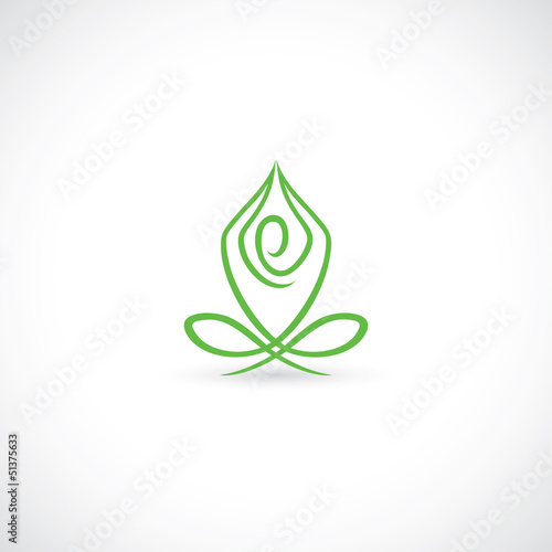 Yoga lotus pose