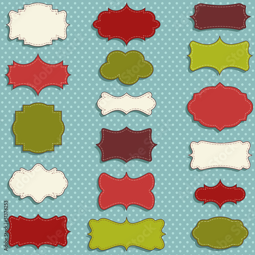 vintage christmas  labels