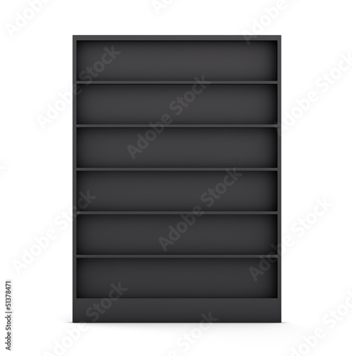 Black shelf