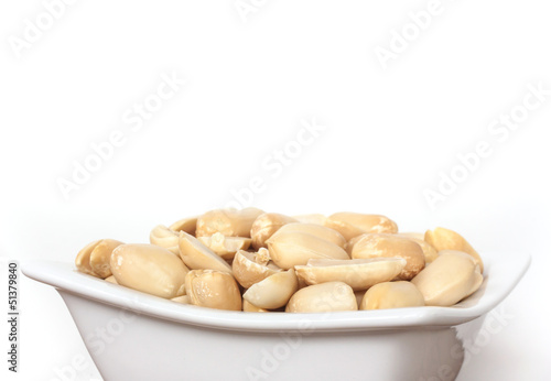bowl with peanuts