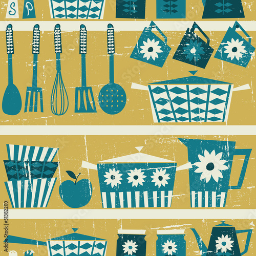 Retro Kitchen Pattern