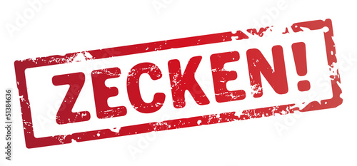 Stempel Zecken rot