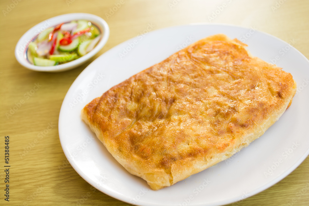 southern flat bread or crispy roti southern flat bread or crispy roti