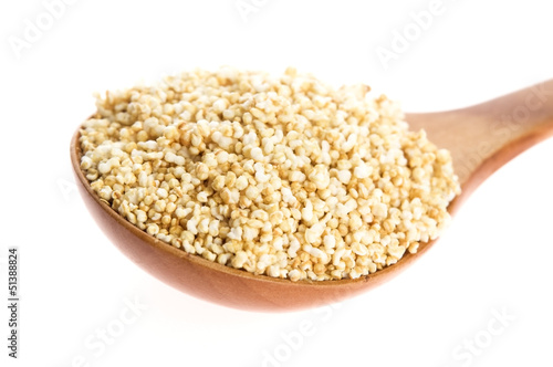 Amaranth popping, gluten-free, high protein grain cereal