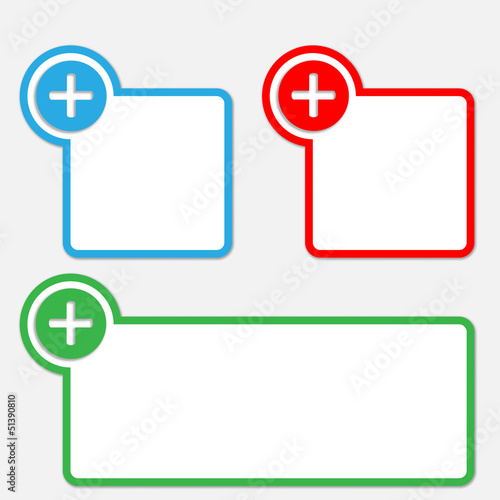 Free Download text box with plus - GFXLoad