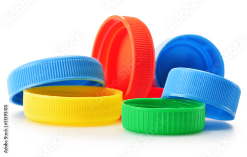 Obraz na plátně Plastic bottle cap isolated on white
