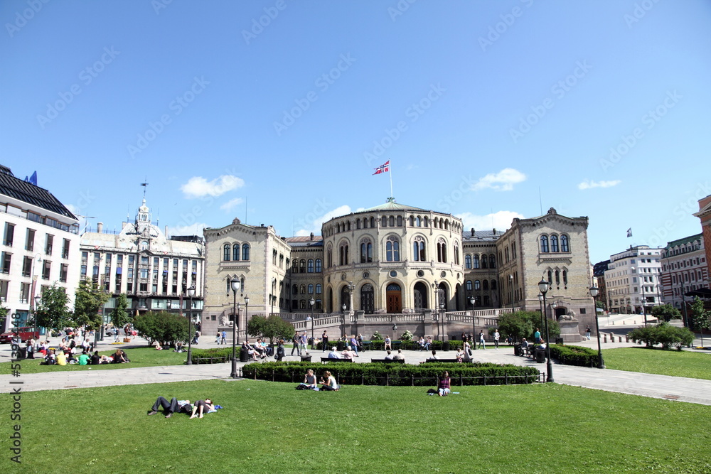 The Parliament Building, Oslo, Norway
