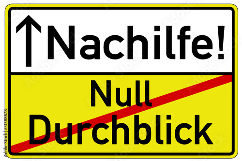 Nachilfe Noten Schild  #130414-svg02